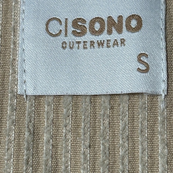 CI-Sono outerwear women’s size small corduroy‎ crop jacket - Picture 11 of 14